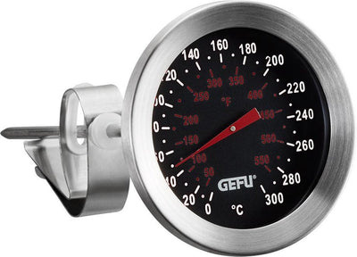 Thermomètre de cuisine Gefu sido - jusqu'à 300°c - acier inoxydable - pour friture, pâtisserie et chocolat