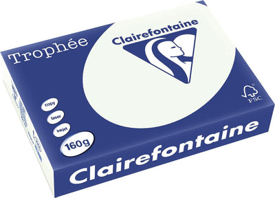 Clairefontaine trophée pastel a4 vert clair 160 g 250 feuilles
