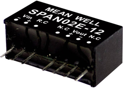 MW Mean Well span02b-15 module convertisseur DC DC 134 ma 2 W nombre de sorties : 1 x contenu 1 pièce(s)