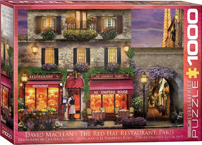Eurographics - le restaurant au chapeau rouge paris [le restaurant au chapeau rouge paris] - 1000 pièces 68×48cm (l×h) - puzzle
