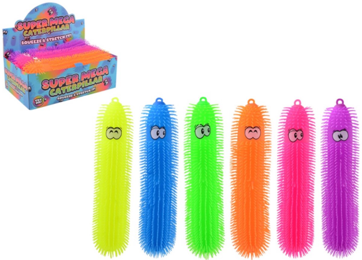 JOHNTOY FLUFFY WORM FIGDET, 50 cm