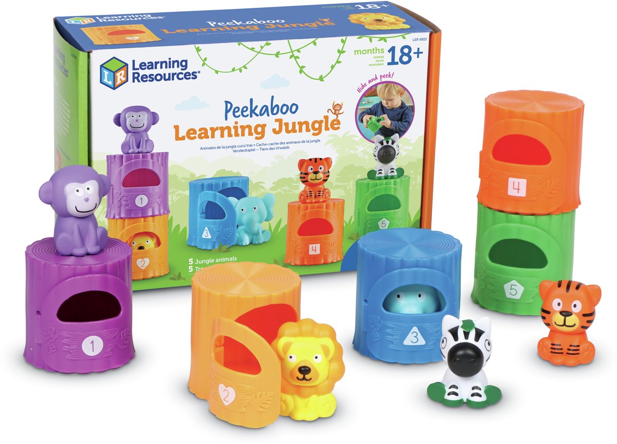 Ressources pédagogiques - Coffret d'apprentissage Peekaboo Jungle - à partir de 18 mois