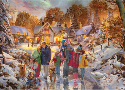 Gibsons - Promenade du lendemain de Noël (par Simon Mendez) - 500 pièces 48×34cm (l×h) - puzzle pour adultes