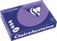 Clairefontaine trophée intense, papier coloré, a4, 160 g, 250 feuilles, violet