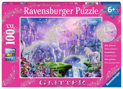 Ravensburger Jigsaw Puzzle xxl Kingdom of the Unicorns, 100th.