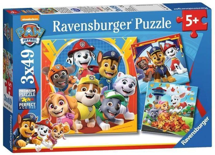 Ravensburger Paw Patrol Puzzles 3 x 49 pièces