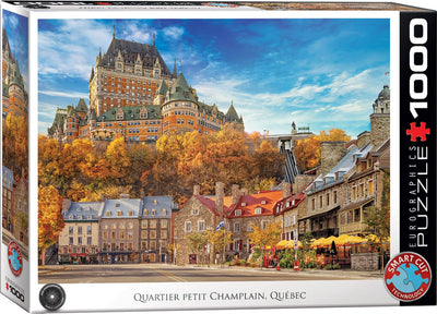 Eurographics - Quartier Petit Champlain, Québec, Canada - 1000 pièces 68×48cm (L×H) - Puzzle photographie HDR