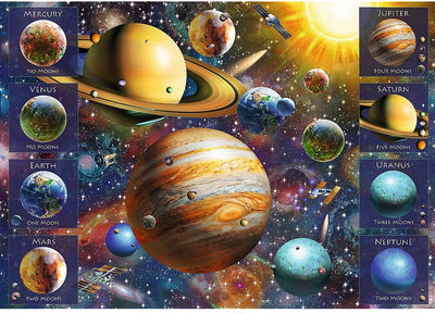 Trefl 1040sp - puzzle spirale - système solaire