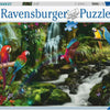 Bonte perroquets dans le puzzle de la jungle, 2000e.