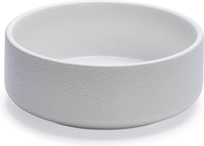 Designed by lotte gamelle à nourriture lojs - gamelle à nourriture pour chien - abreuvoir - céramique - blanc - 18x18x7 cm - 1200 ml