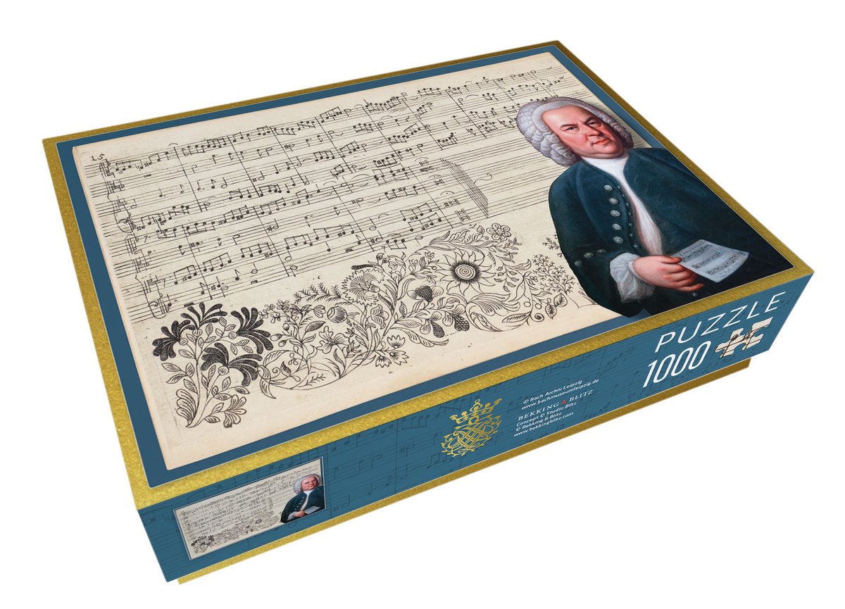 Puzzle blitz Bekking (1 000 pièces) : die kanta, j.s. bach, archives bach leipzig