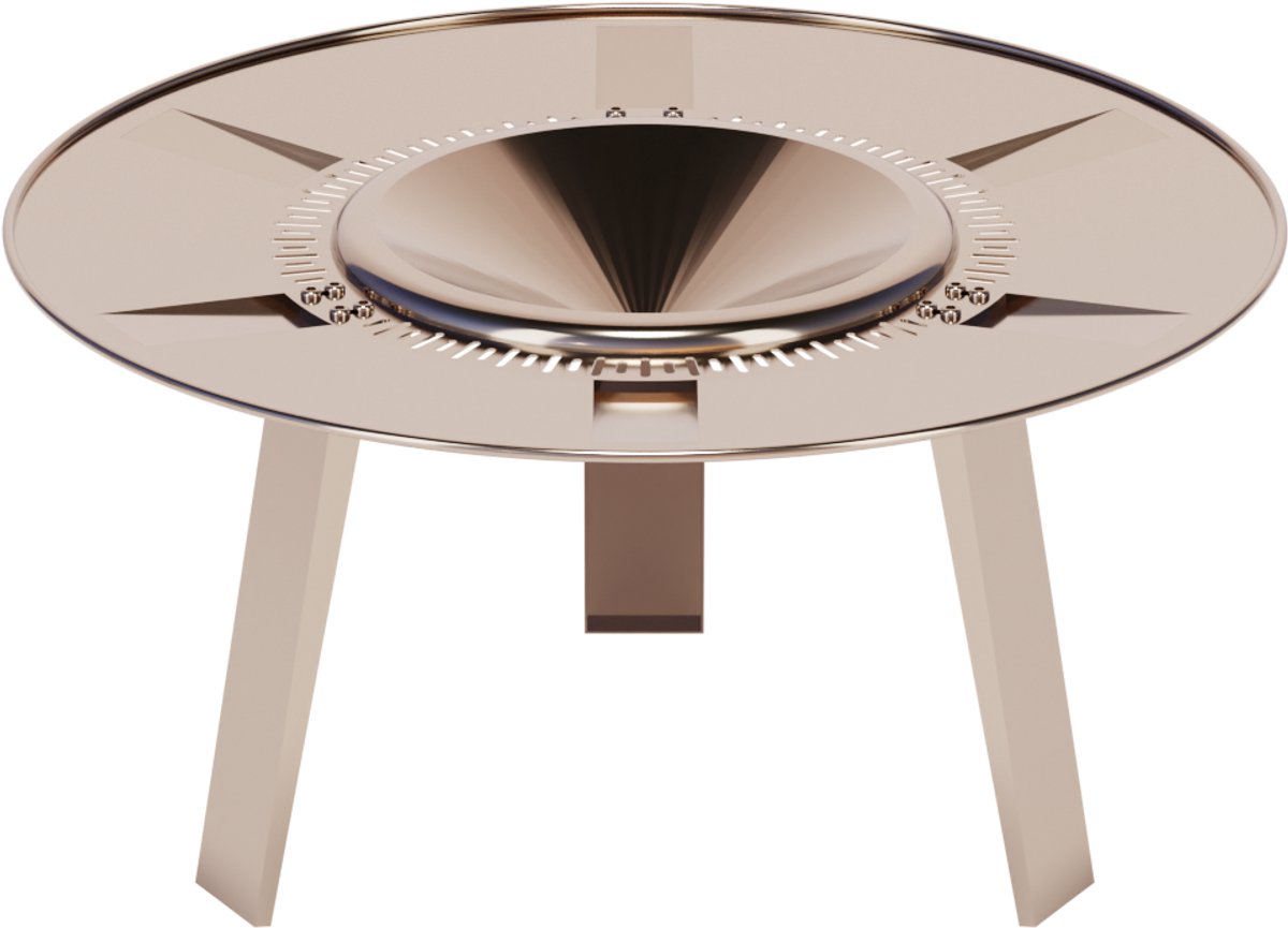 Herqs Cozy Heater - Diffuseur de chaleur pour le brasero sans fumée - Améliorez votre feu - Augmentez votre confort