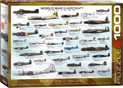Eurographics - avion de la seconde guerre mondiale [avion de la seconde guerre mondiale] - 1000 pièces 68×48cm (l×h) - puzzle
