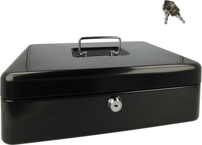 Caisse Westcott - 301x242x91mm - noir - insert en plastique avec 5 compartiments - ac-e51002-zw