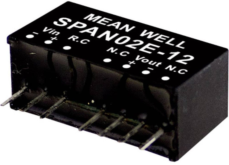 Mean Well span02e-05 module convertisseur dc dc 400 ma 2 w nombre de sorties : 1 x contenu 1 pièce(s)