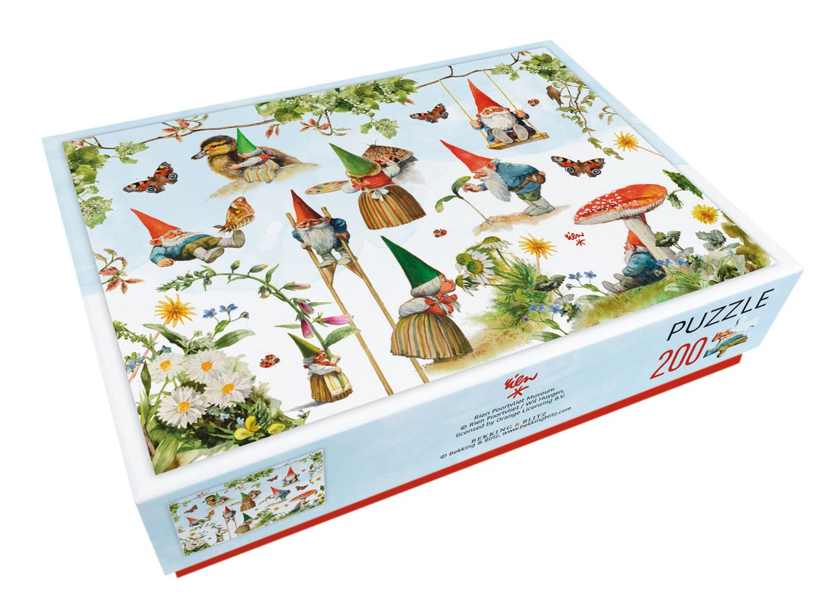 Bekking blitz puzzle 200 pcs gnome Rien Poortvliet