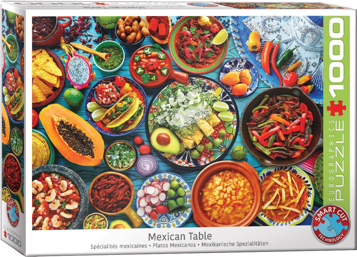 Eurographics - table mexicaine [table mexicaine] - 1000 pièces 68×48cm (l×h) - puzzle