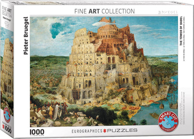 Eurographics - la tour de Babel - Pieter Bruegel l'Ancien - 1000 pièces 68×48cm (l×h) - puzzle d'art