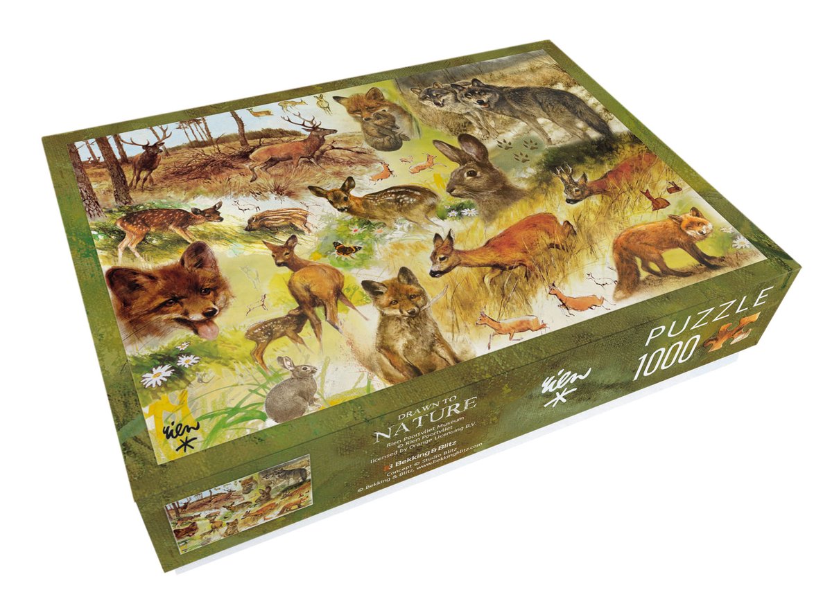 Bekking blitz puzzle 1 000 pcs dessiné à la nature rien gatevliet