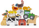 Viga Toys® puzzle en piles d'animaux de la ferme