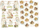 Creativ company images vintage, anges nostalgiques, feuille 16,5x23,5 cm, 2 feuilles 1 boîte