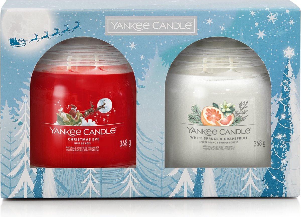 Yankee Candle The Bright Lights Coffret cadeau 2 pots signature de taille moyenne