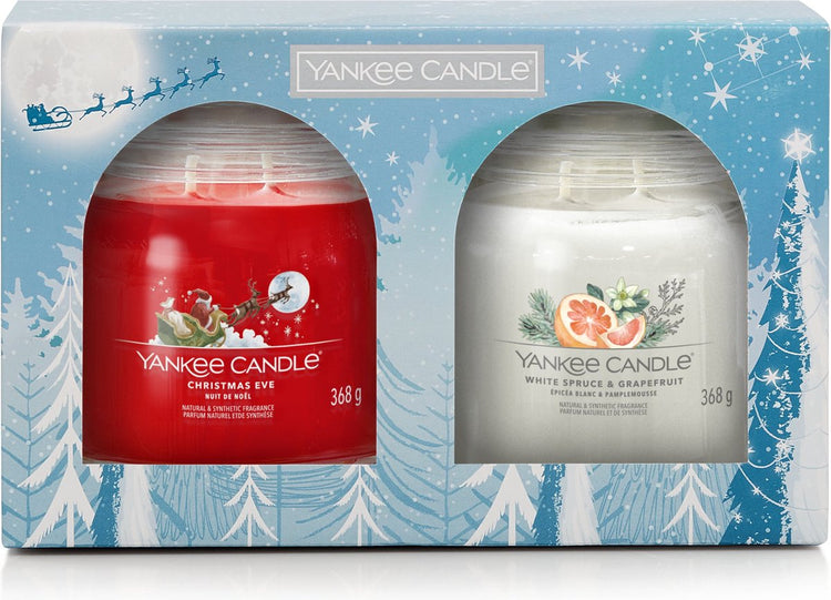 Yankee Candle The Bright Lights Coffret cadeau 2 pots signature de taille moyenne