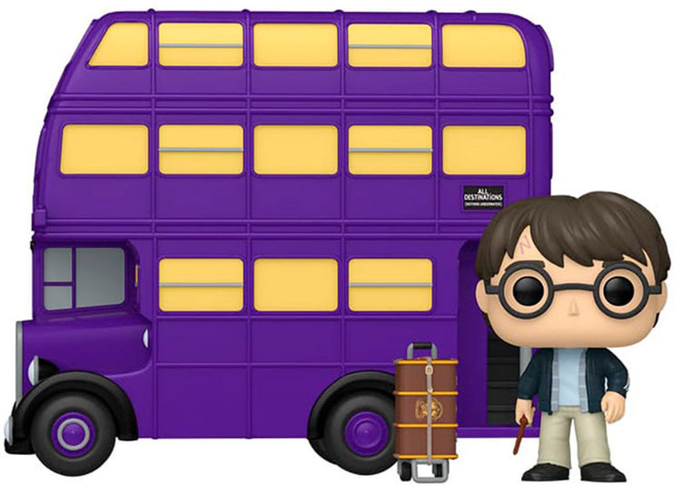 Funko Harry Potter Harry Potter avec bus chevalier (pop ! ride super deluxe) figurine en vinyle 139 pop unisexe ! - neutre - standard