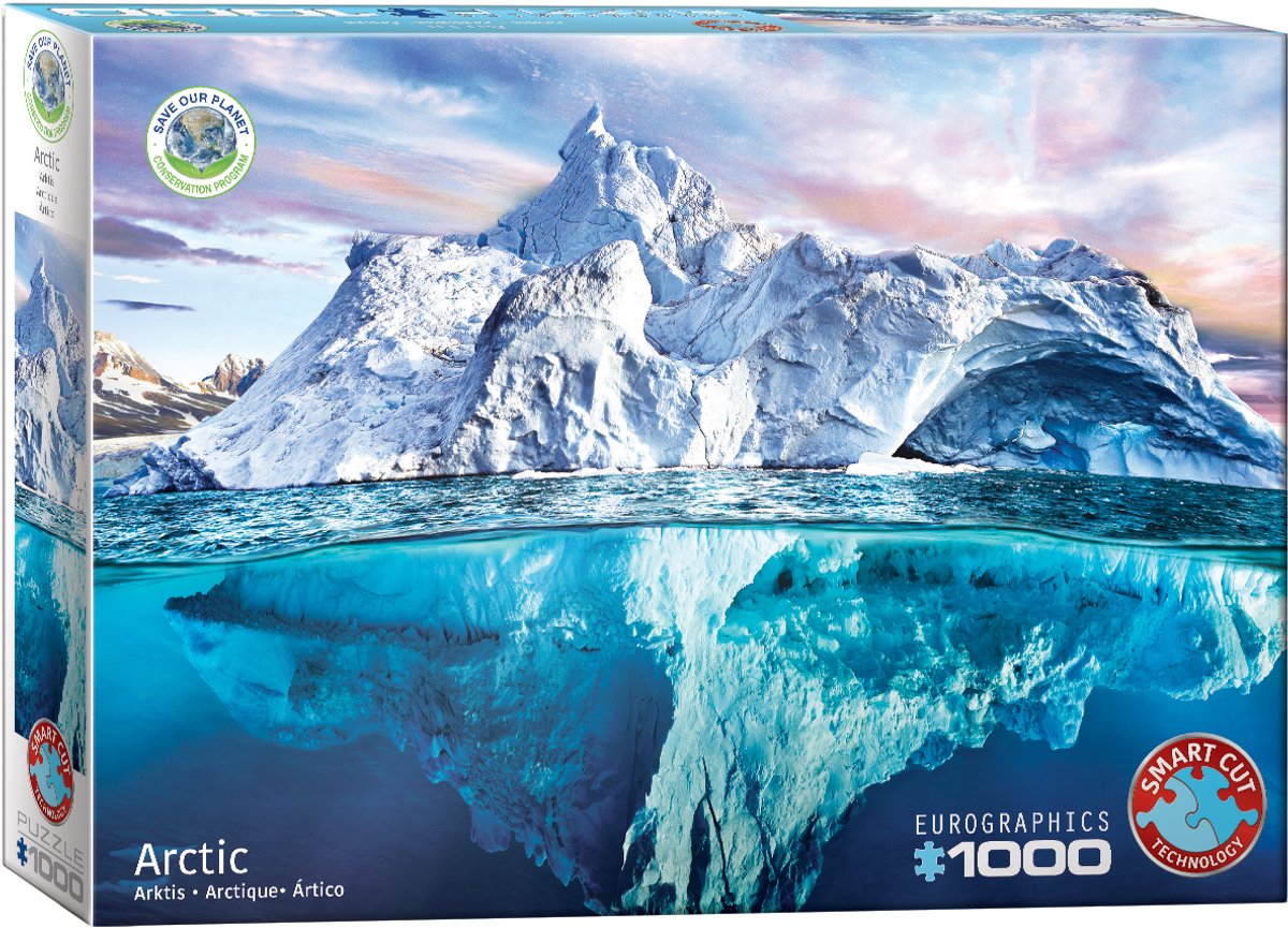 Eurographics - sauvez la planète ! pôle nord [sauvez la planète ! arctique] - 1000 pièces 68×48cm (l×h) - puzzle