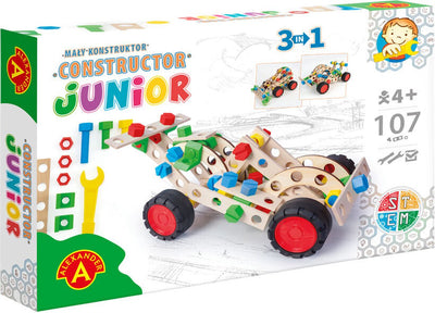 Alexander Toys Constructor Junior - 3×1 - voiture de sport - 107 pcs