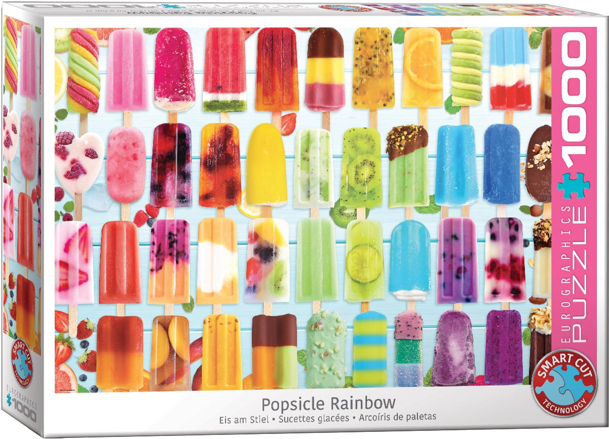 Eurographics - arc-en-ciel popsicle [arc-en-ciel popsicle] - 1000 pièces 68×48cm (l×h) - puzzle
