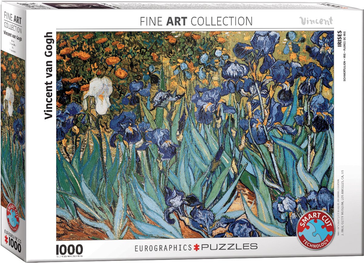 Eurographics - iris - Vincent Van Gogh - 1000 pièces 68×48cm (l×h) - puzzle d'art