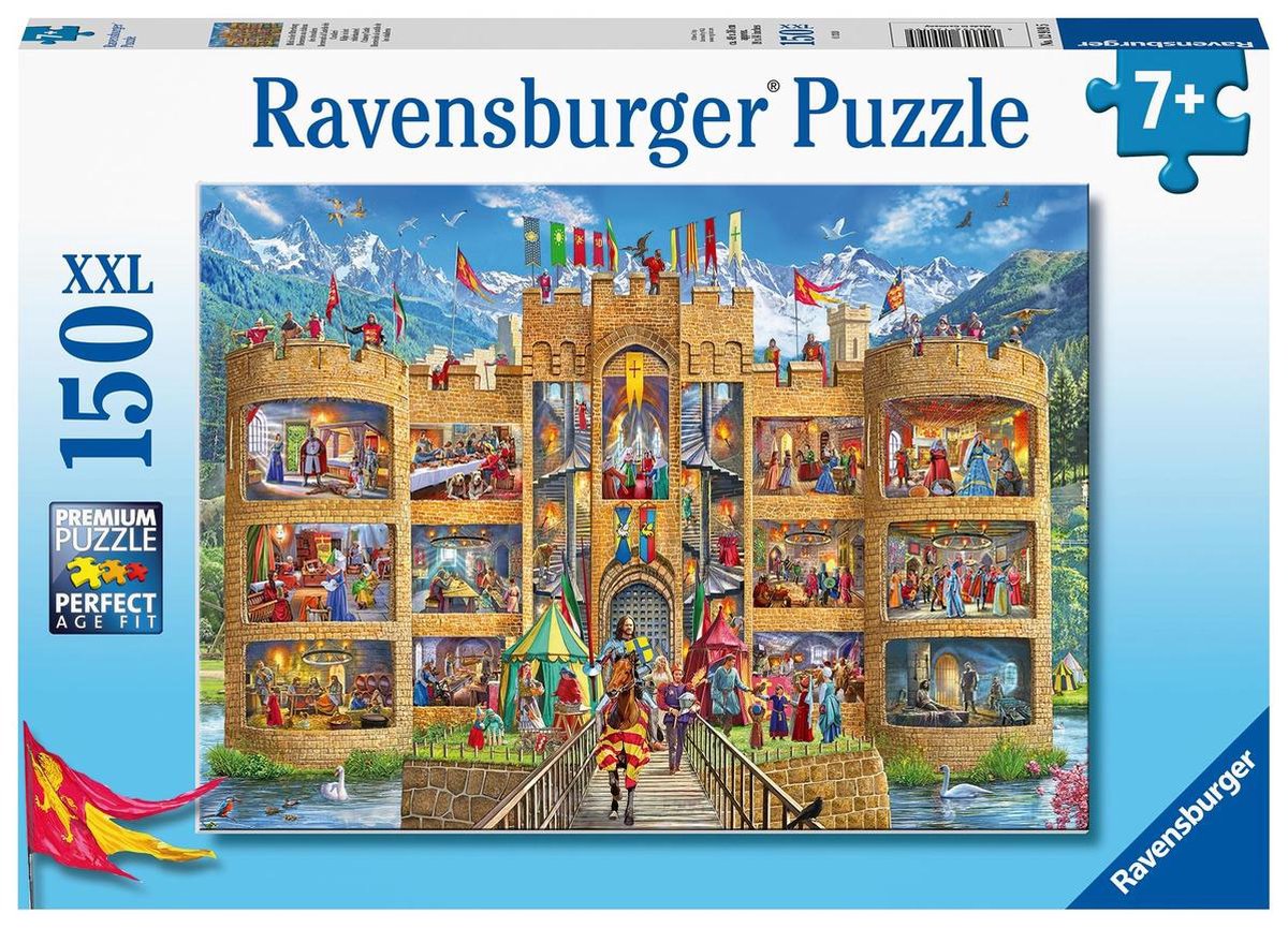 Puzzle Ravensburger Regardez le château du chevalier - puzzle - 150 pièces