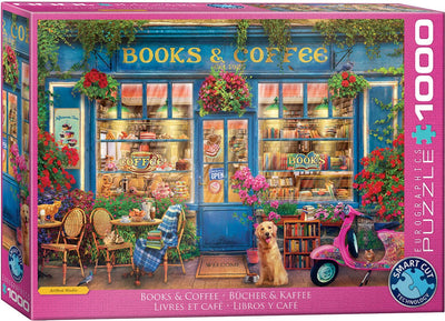 Eurographics - livres café [livres café] - artbeat studio - 1000 pièces 68×48cm (l×h) - puzzle
