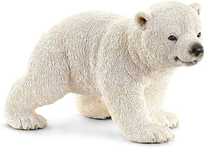 Schleich ours polaire sauvage - figurine éducative en plastique.
