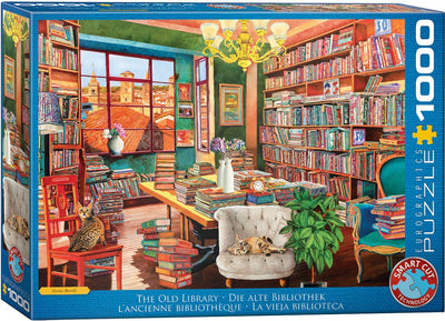 Eurographics - l'ancienne bibliothèque [l'ancienne bibliothèque] - borelli guido - 1000 pièces 68×48cm (l×h) - puzzle