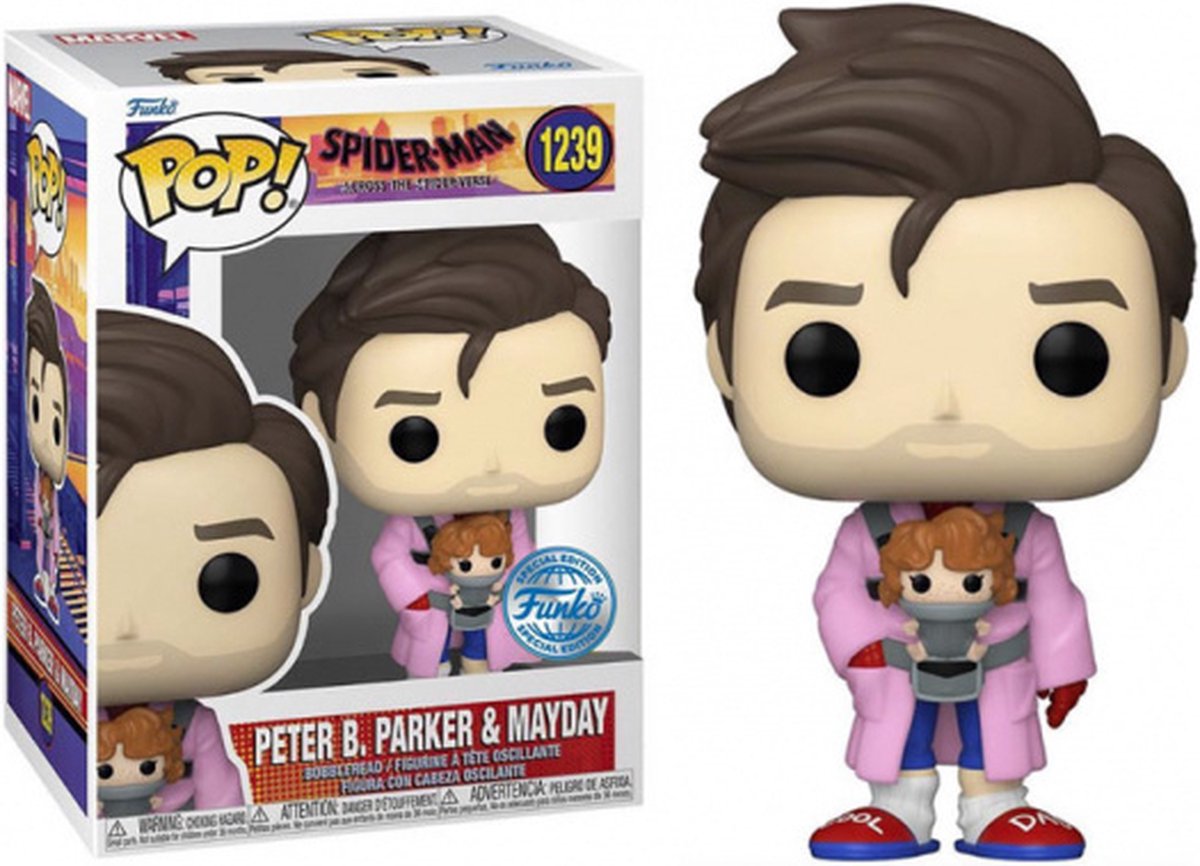 Funko-pop ! merveille : homme araignée - peter b. Parker Mayday exclusif