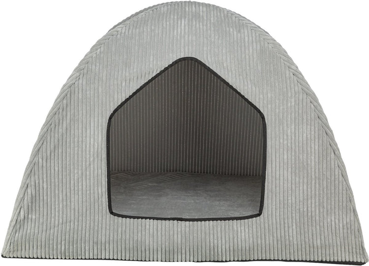 Trixie Dog Basket Tent Jonna Vital Rib Tissu gris clair