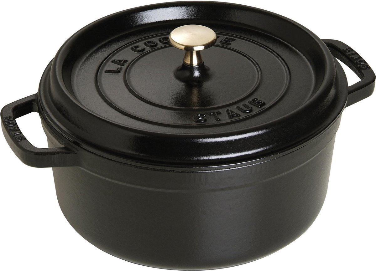 Poêle Staub - ronde - 24 cm - noire