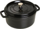 Poêle Staub - ronde - 24 cm - noire