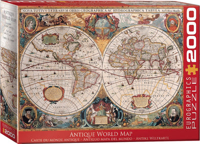 Eurographics - carte du monde antique [carte du monde antique] - hondio henricus - 2000 pièces 97×68cm (l×h) - puzzle