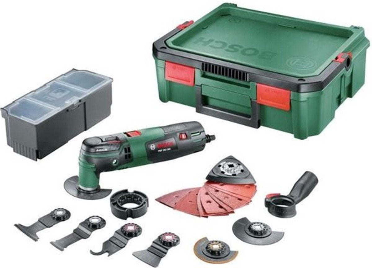 Outil multifonction Bosch pmf 250 ces - oscillant - 250 watts - avec coffret en plastique