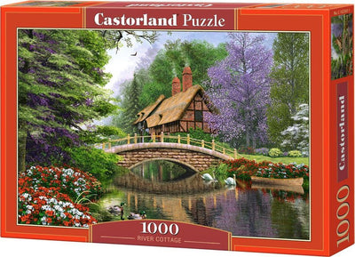 Selecta Castorland Leg Puzzle River Cottage, 1000st.