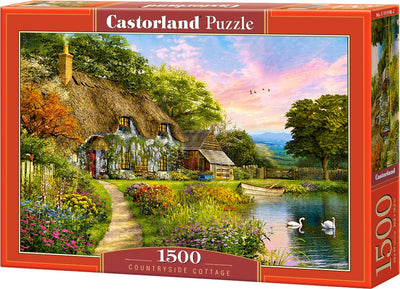 Maison de campagne Castorland – puzzle – 1 500 pièces – finition satinée – ajustement parfait – qualité européenne