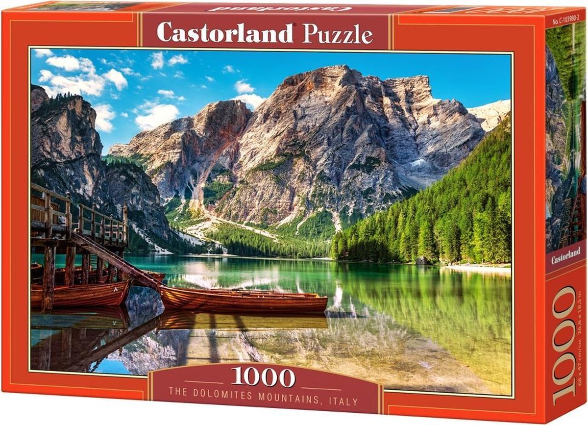 Selecta Castorland Play Puzzle The Dolomites Mountains Italie, 1000st.
