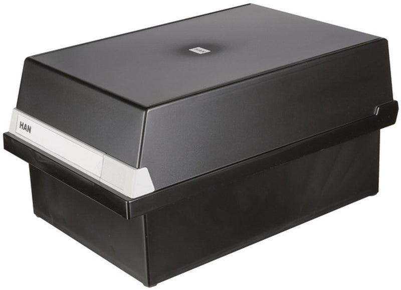 Abi fiche fiche a5 23,5 x 36 x 19 cm noir pour 1300 cartes de visite