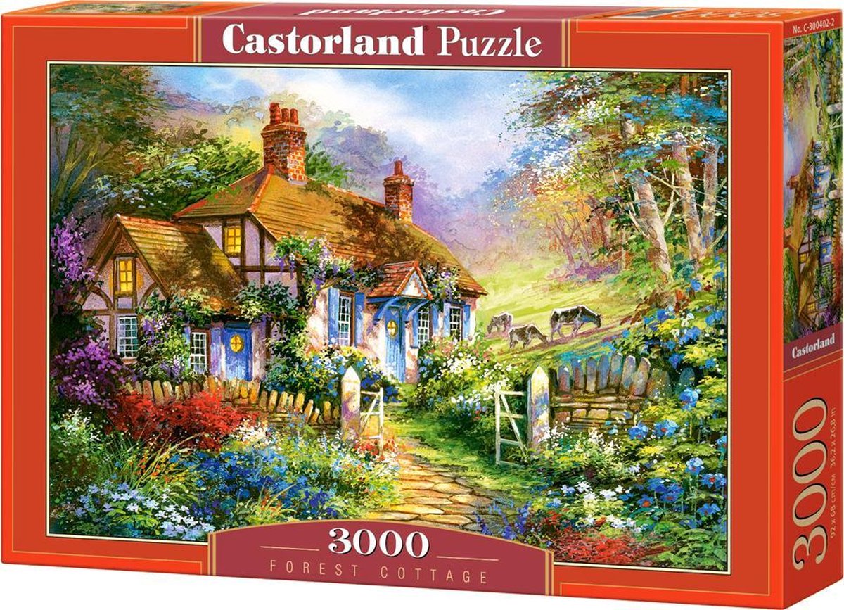 Selecta castorland puzzle forêt chalet, 3000 pcs.