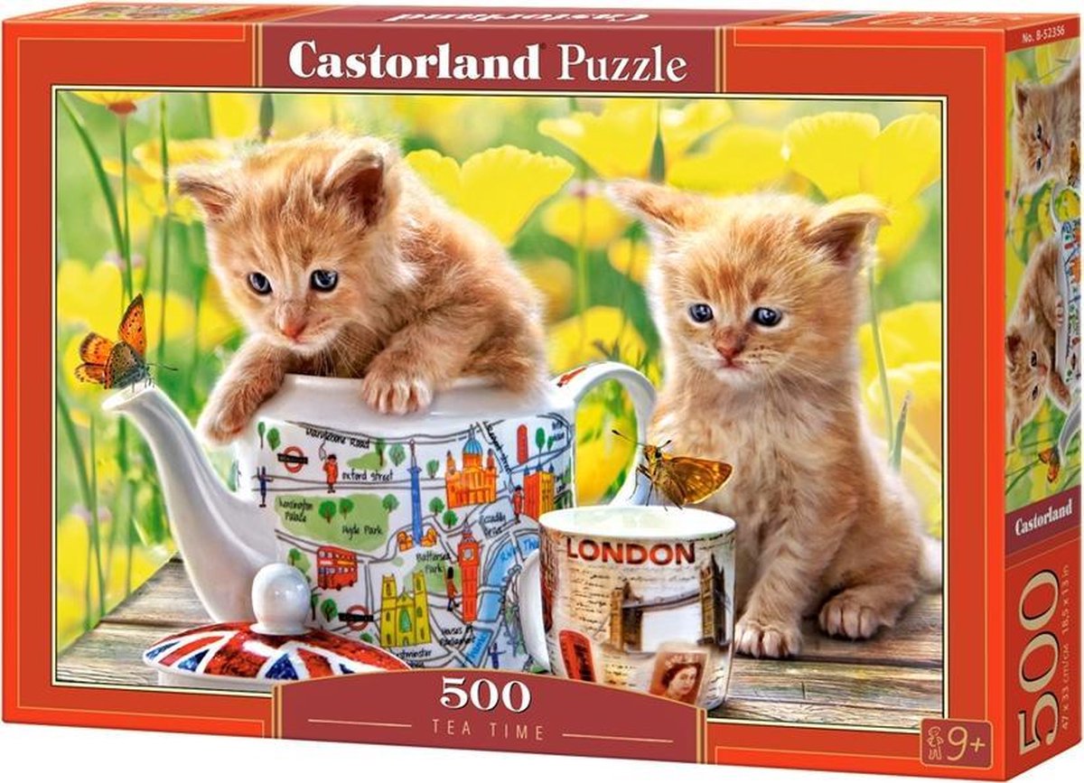 Selecta Castorland Leg Puzzle Tea Time, 500st.