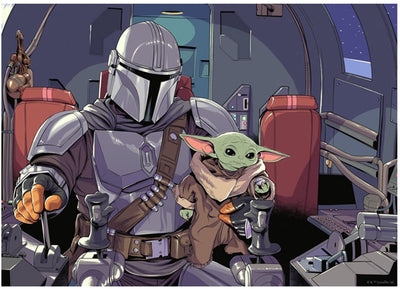 Ravensburger Jigsaw Puzzle Star Wars The Mandalorian, 1000st.