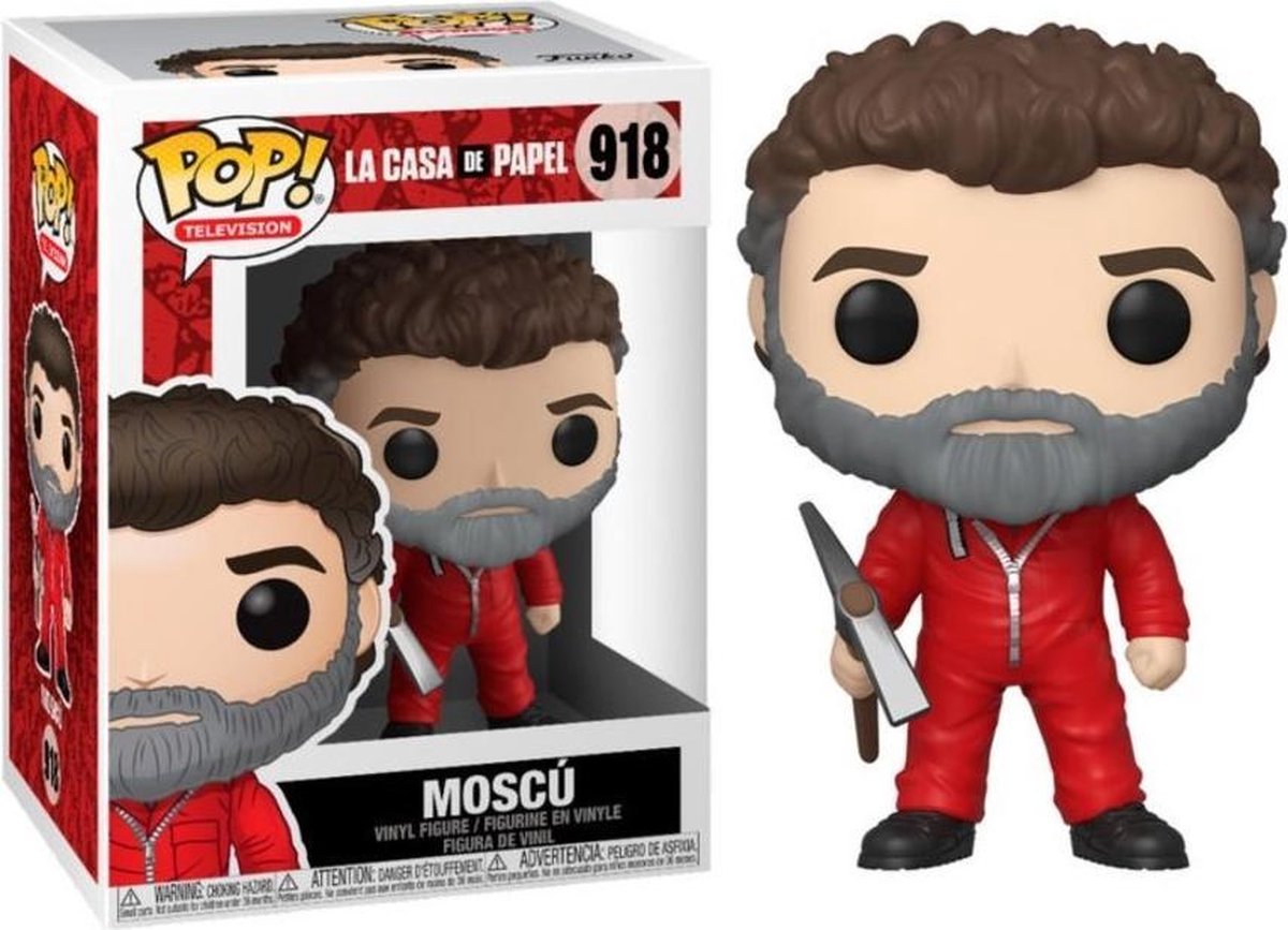 Funko pop la casa de papel moscou figurine en vinyle